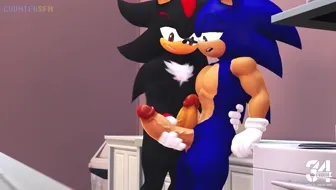 sonic and shadow jerking each other thumbnail