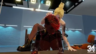 huge dildo destroying a black ass thumbnail
