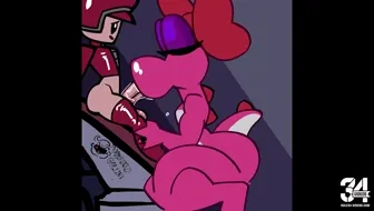 Birdo sucks on a toad's cock after the race (mustard_gollum) thumbnail