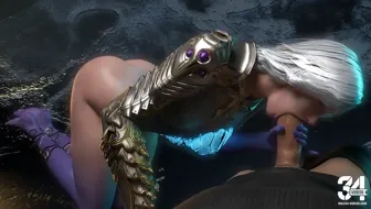 Aurora (Paragon) blowjob by Pewposterous thumbnail