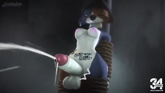 tied up meow skulls cumming thumbnail