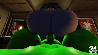 Nun blessing Goopy with her ass... (REQUEST BY: Sueñosx) thumbnail
