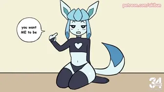 In summer heat glaceon oiled up thumbnail