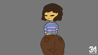 Frisk's ass and feet thumbnail