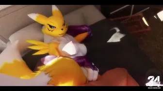 Renamon's Morning Surprise - Furromantic thumbnail