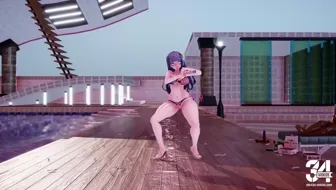 Villa Pool_Meijiu_JENNIE - MANTRA_sex_HD thumbnail