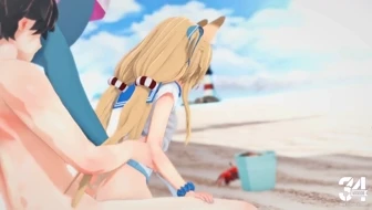 Sameko Saba Fucked from Behind thumbnail