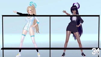 Asuna, Karin no blur silhouette sex dance thumbnail