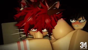 Neko-Jan suck futa's cock :3 thumbnail