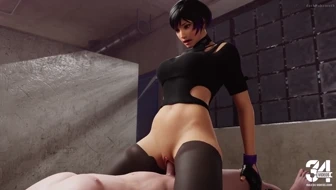 Reina Mishima is on top~! [Darkbahamuth] miniatura