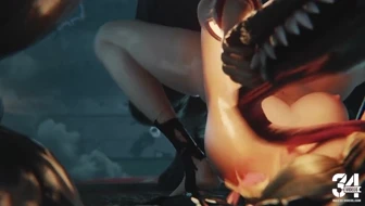 Gwen & Venom [Pubic Hair][Zmsfm] thumbnail