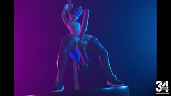 Tarantuloo pole dancing thumbnail