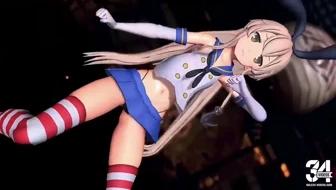 Shimakaze - The Baddest [MMD R15] GuraMMD thumbnail