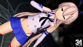 Shimakaze - King [MMD R15] GuraMMD thumbnail
