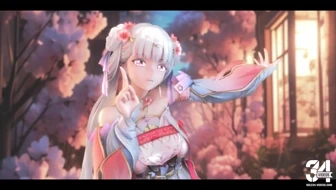 doodle Jinhsi peach blossom thumbnail