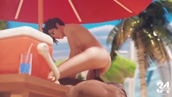 Overwatch - Tracer on Lifeguard Duty [Kreamu] [Sub-Thai] thumbnail