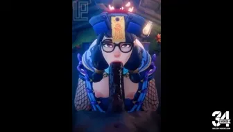 Mei enjoys a big "candy" miniatura