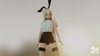 Adult Shimakaze - Donut Hole [MMD R15] Not De Vault thumbnail
