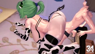 [Waki no hito] Cow Sanae meets a certain pervert~♥ thumbnail