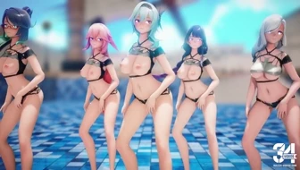 Genshin Dance BADKIZ (000MMD) thumbnail