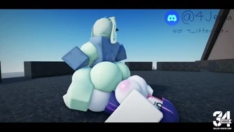 Alien Girl OC x Stocking thumbnail