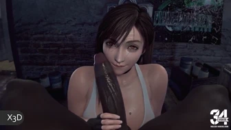 Tifa's Treat [Blacked][X3D][4K60FPS] thumbnail