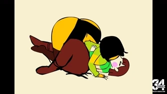Chara and Kris making out thumbnail