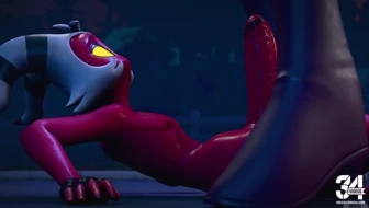 Moxxie and Angel Dust's Spring Break Sex [Climax Edit] [TwitchyAnimation] thumbnail