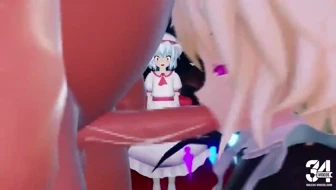 Flandre maid deepthroat training pt1 thumbnail