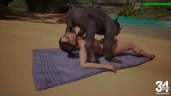 Lara croft getting mouthfucked thumbnail