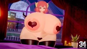 [4K] Bouncy Ilulu - Clothed [DaiDaiKon] thumbnail