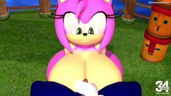 Amy is Deeply disappointed size of Sonic’s Cock thumbnail