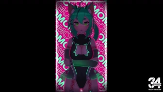 Space Cat Momo Sexy Dancing thumbnail