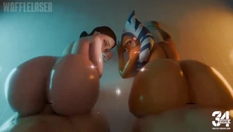 Padme Amidala and Ahsoka Tano get fucked thumbnail