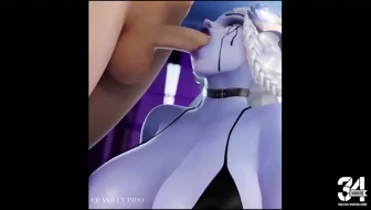 Busy stuffing Widowmaker's mouth thumbnail