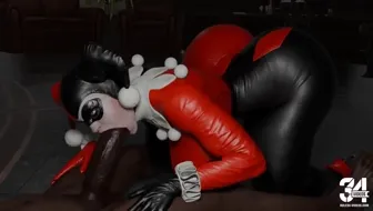 Harley Quinn Blowjob miniatura