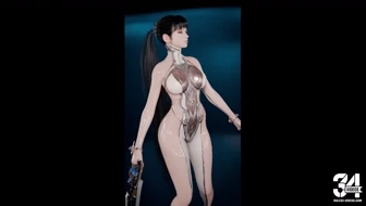 Stellar Blade Eve Woke up to a Surprise Futa Dick Growth thumbnail