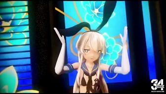 Shimakaze & Amatsukaze - Yoiyoi Kokon [MMD R15] Unknown thumbnail