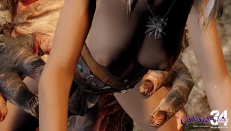 Ciri pleasing Troll thumbnail