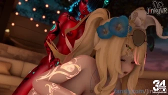 [JinkyVR] Can you count how many dicks were in me? thumbnail