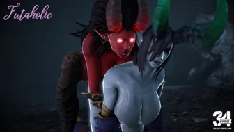 dreadlord jaina x succubus kerrigan thumbnail