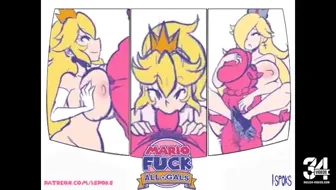 (ilustretsspoks) Mario Fuck All Gals (Loop) thumbnail