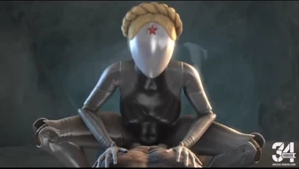 A twin rides a monster in a cave… (Atomic heart) thumbnail