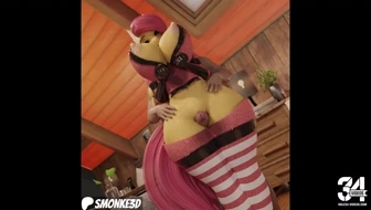 Fluttershy (anthro) thighjob [smonke3d] thumbnail