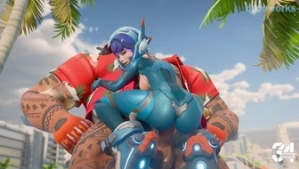 Juno & Mauga's Beach Friendship [4K60FPS] [dzooworks] thumbnail