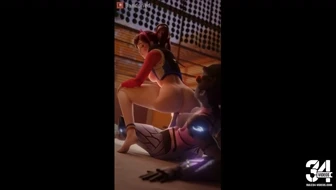 D.va enjoys Widowmaker thumbnail