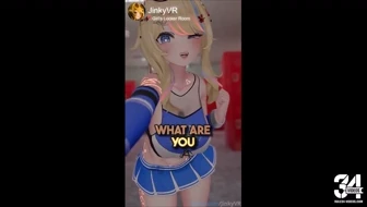 [JinkyVR] Cheerleaders are meant to be slutty thumbnail