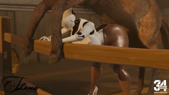 HAYDEE AND HER HORSIE IN THE BARN | FLAMA thumbnail