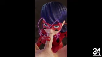 Ladybug blowjob