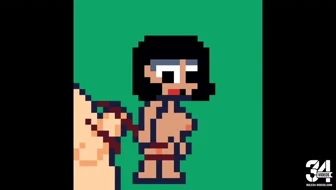 Brunette Pixel Fucks thumbnail